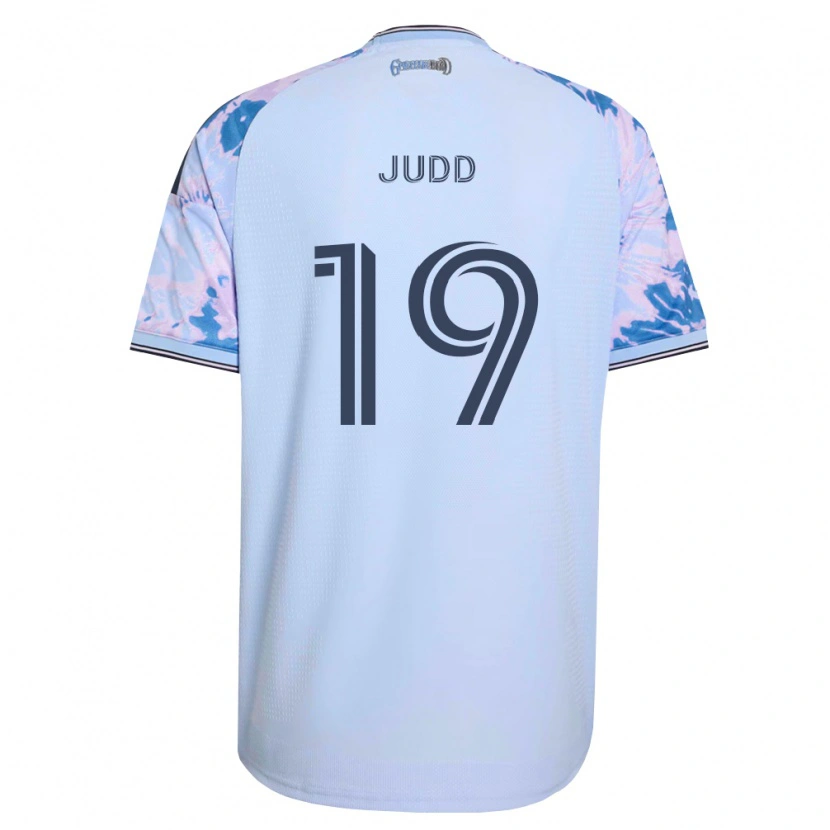 Danxen Enfant Maillot Preston Judd #19 Bleu Royal Blanc Noir Tenues Extérieur 2026/27 T-Shirt