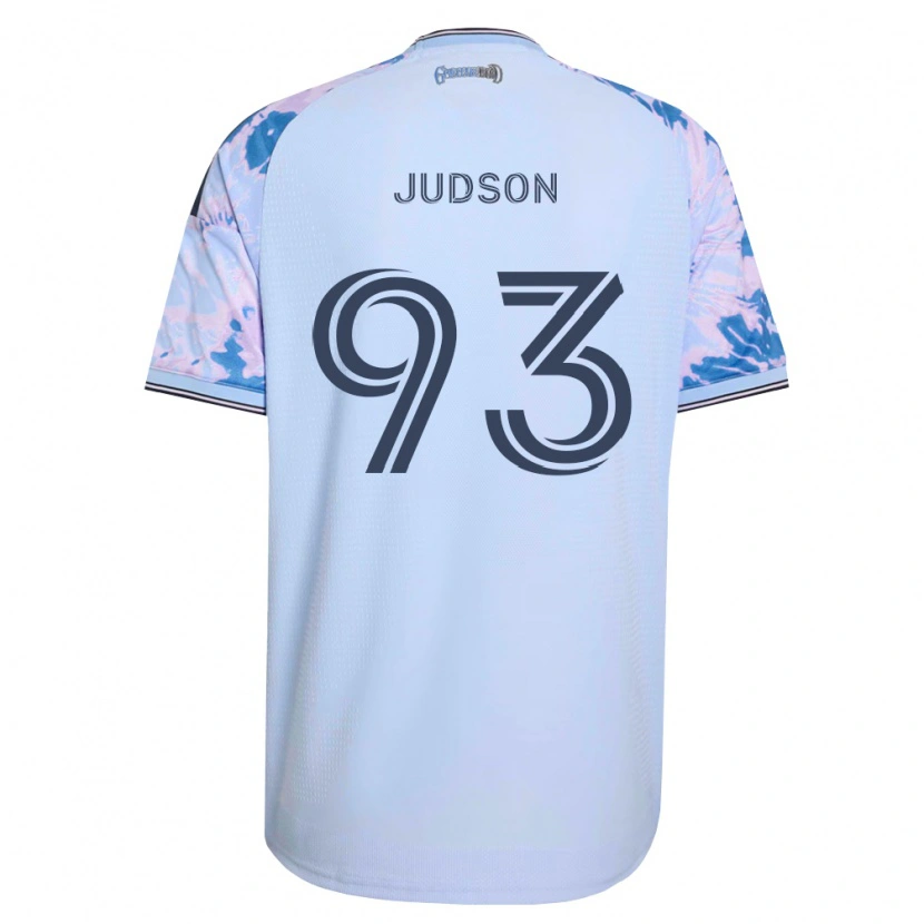Danxen Enfant Maillot Judson #93 Bleu Royal Blanc Noir Tenues Extérieur 2026/27 T-Shirt