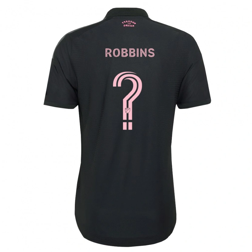 Danxen Enfant Maillot Lukas Robbins #0 Rose Noir Blanc Tenues Extérieur 2026/27 T-Shirt