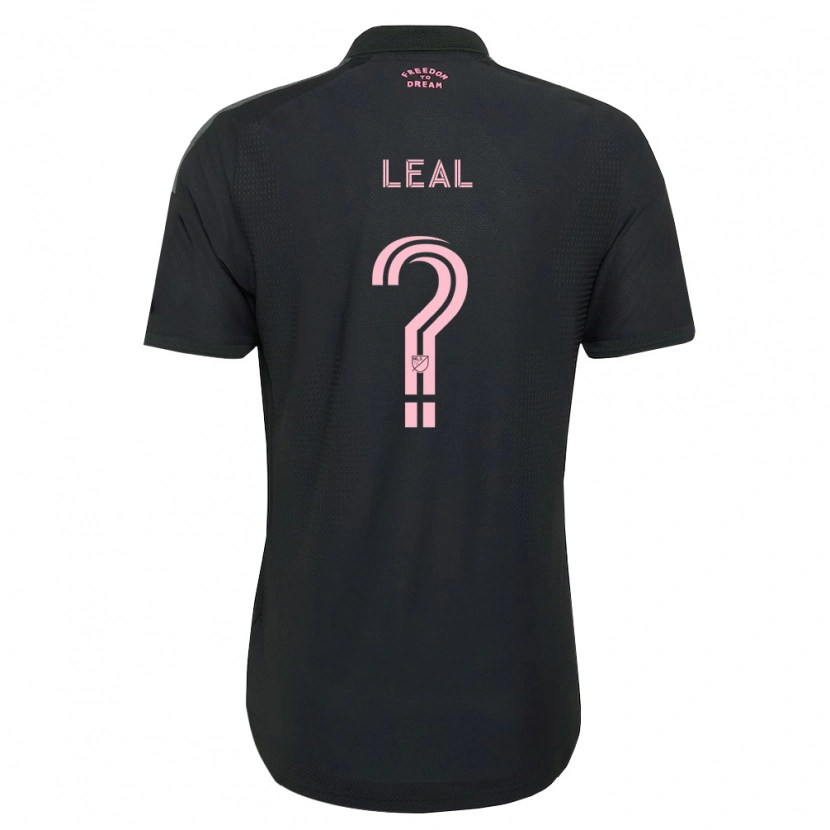 Danxen Enfant Maillot Gabriel Leal #0 Rose Noir Blanc Tenues Extérieur 2026/27 T-Shirt