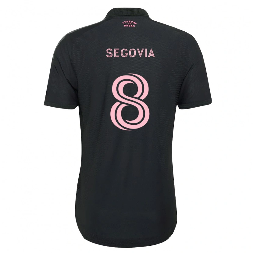 Danxen Enfant Maillot Telasco Segovia #8 Rose Noir Blanc Tenues Extérieur 2026/27 T-Shirt