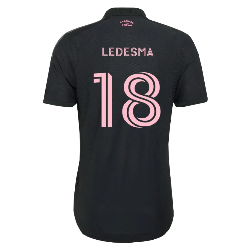 Danxen Enfant Maillot Santiago Ledesma #18 Rose Noir Blanc Tenues Extérieur 2026/27 T-Shirt