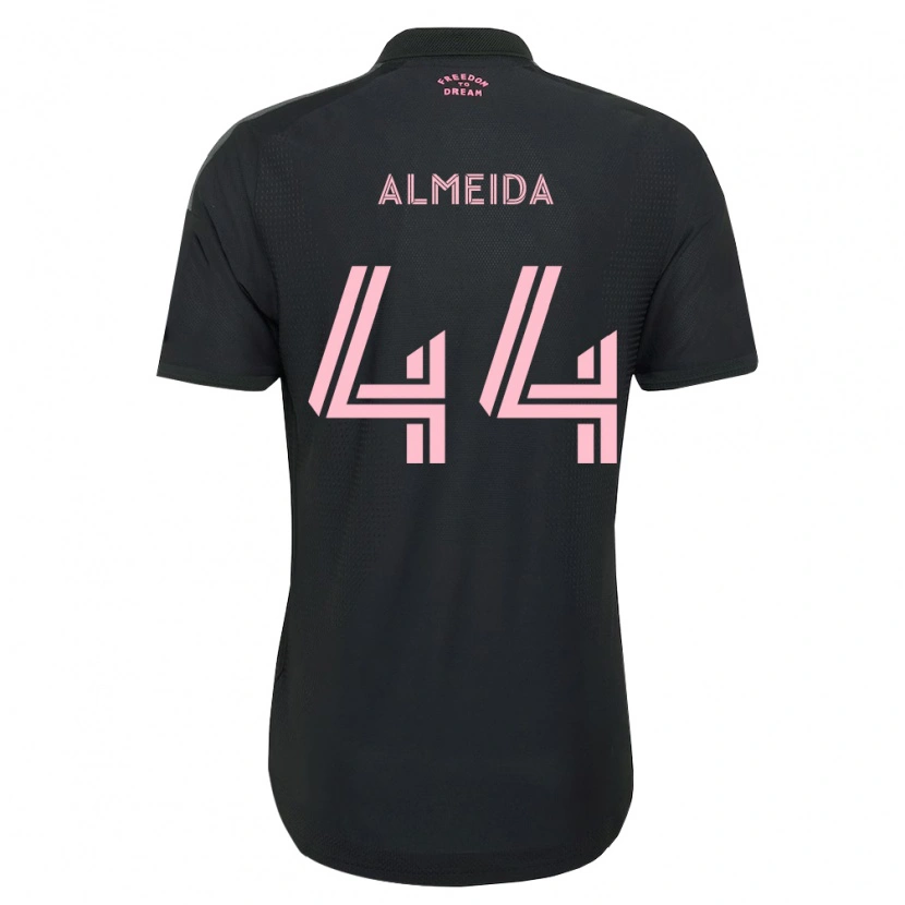 Danxen Enfant Maillot Nicholas Almeida #44 Rose Noir Blanc Tenues Extérieur 2026/27 T-Shirt