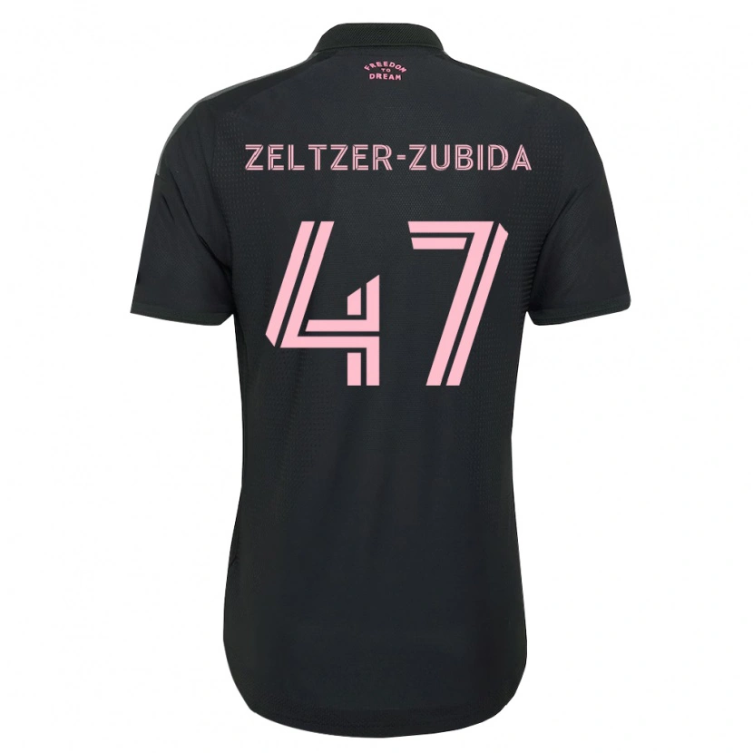 Danxen Enfant Maillot Idoh Zeltzer-Zubida #47 Rose Noir Blanc Tenues Extérieur 2026/27 T-Shirt