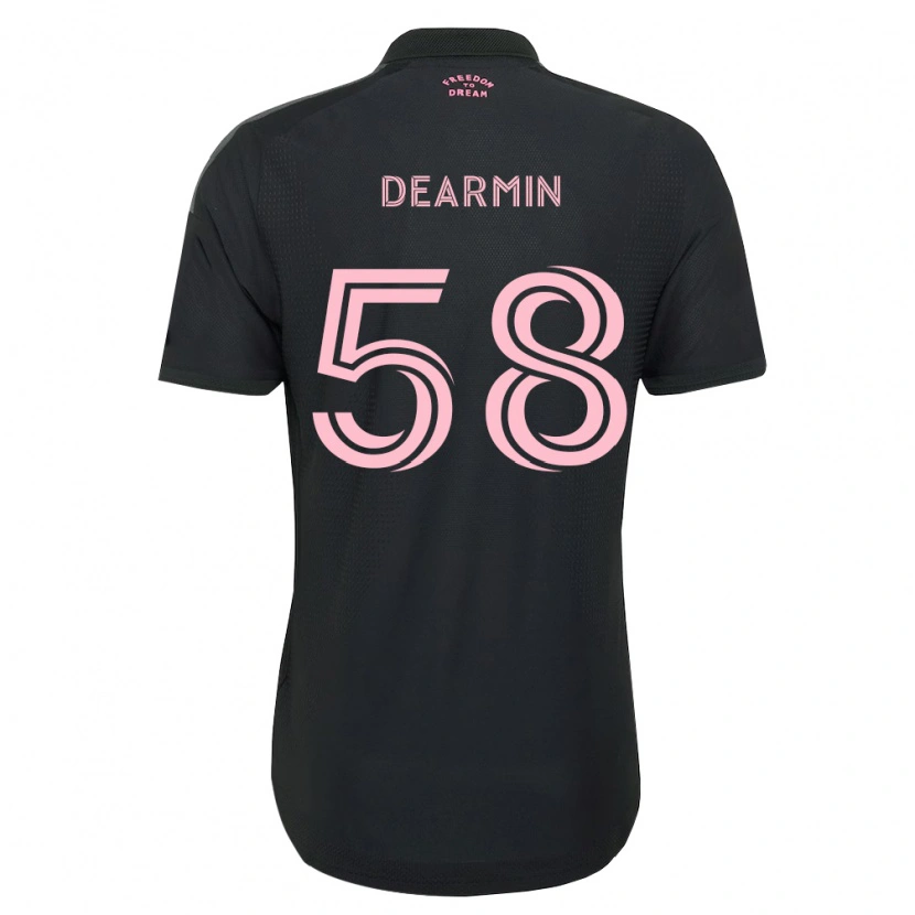 Danxen Enfant Maillot Nash Dearmin #58 Rose Noir Blanc Tenues Extérieur 2026/27 T-Shirt