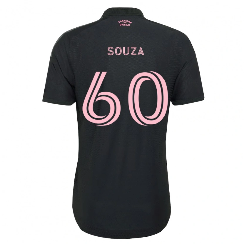Danxen Enfant Maillot Brandon Souza #60 Rose Noir Blanc Tenues Extérieur 2026/27 T-Shirt