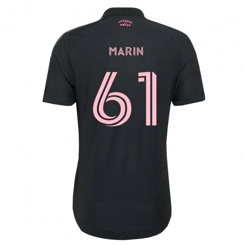 Danxen Enfant Maillot Matias Marin #61 Rose Noir Blanc Tenues Extérieur 2026/27 T-Shirt