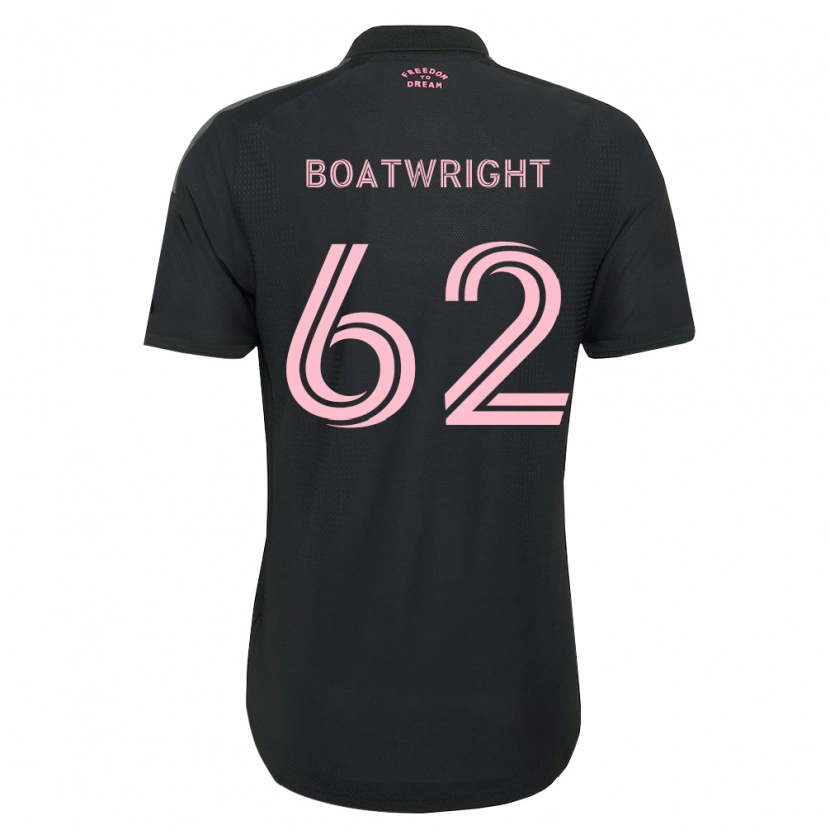 Danxen Enfant Maillot Israel Boatwright #62 Rose Noir Blanc Tenues Extérieur 2026/27 T-Shirt