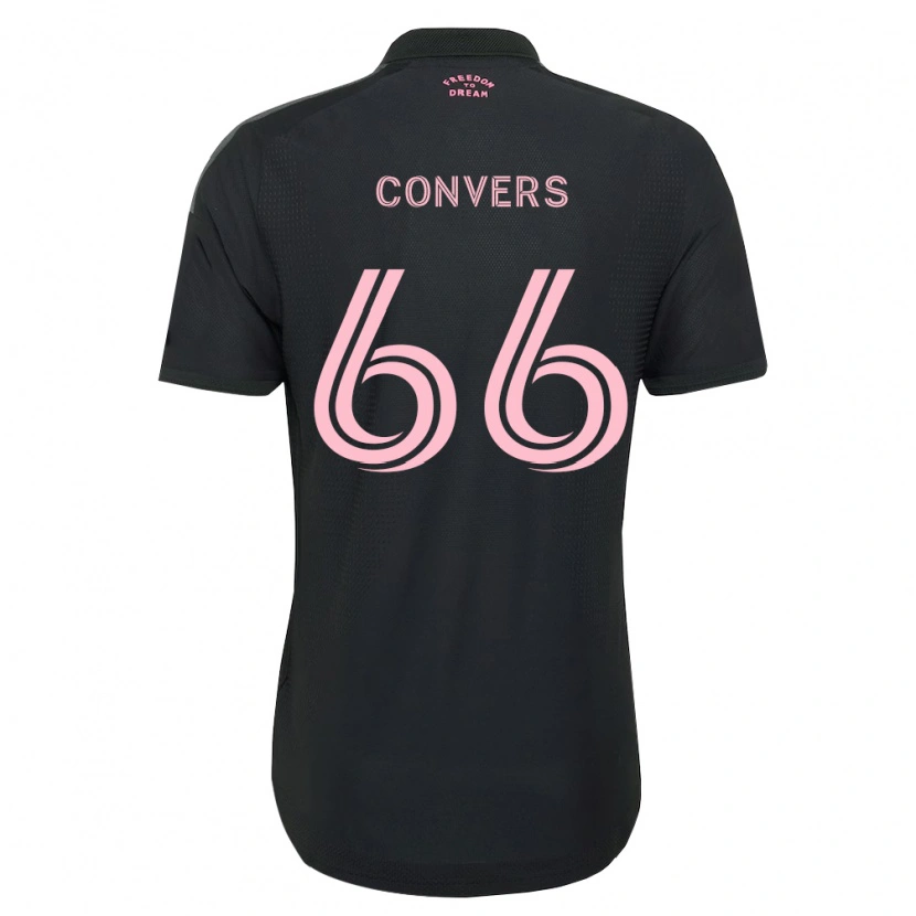 Danxen Enfant Maillot Joseph Convers #66 Rose Noir Blanc Tenues Extérieur 2026/27 T-Shirt