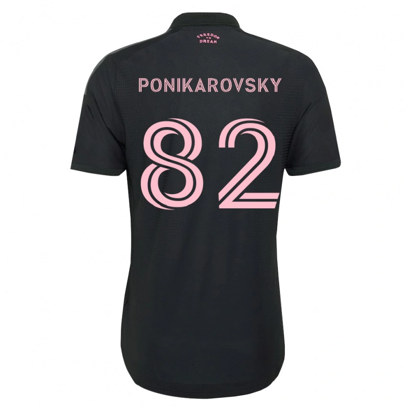 Danxen Enfant Maillot Max Ponikarovsky #82 Rose Noir Blanc Tenues Extérieur 2026/27 T-Shirt