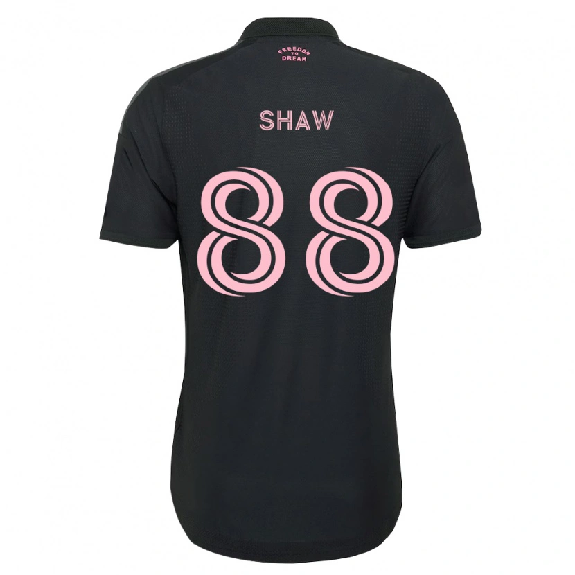 Danxen Enfant Maillot Alexander Shaw #88 Rose Noir Blanc Tenues Extérieur 2026/27 T-Shirt