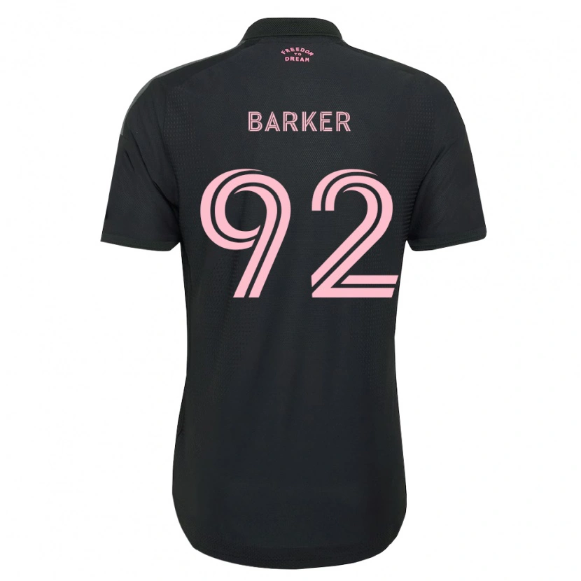 Danxen Enfant Maillot Lucas Barker #92 Rose Noir Blanc Tenues Extérieur 2026/27 T-Shirt