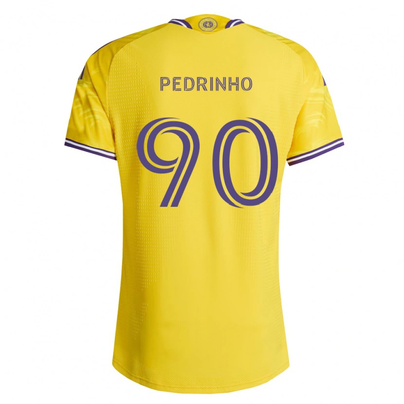 Danxen Enfant Maillot Pedro Leão #90 Jaune Violet Tenues Extérieur 2026/27 T-Shirt