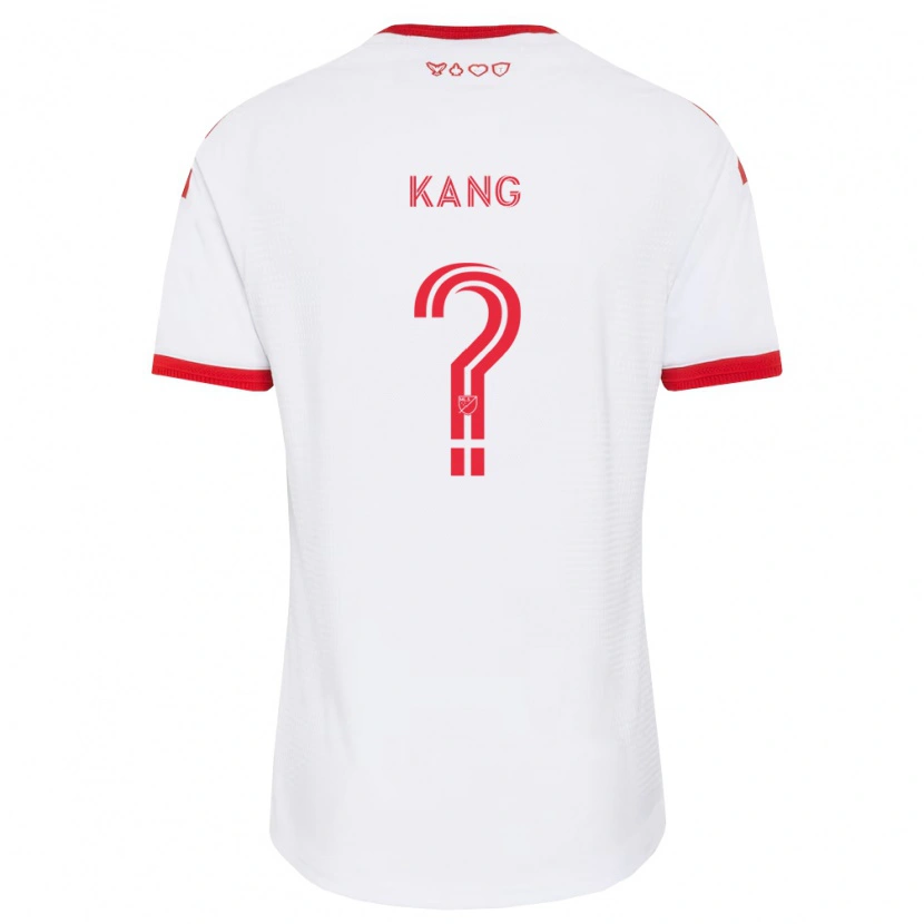 Danxen Enfant Maillot Ethan Kang #0 Blanc Rouge Noir Tenues Extérieur 2026/27 T-Shirt