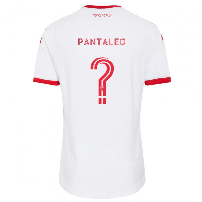 Danxen Enfant Maillot Adamo Pantaleo #0 Blanc Rouge Noir Tenues Extérieur 2026/27 T-Shirt