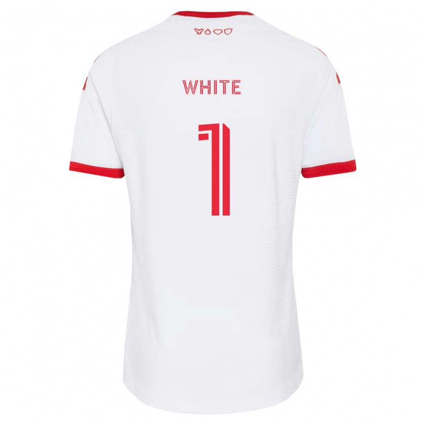 Danxen Enfant Maillot O'mario White #1 Blanc Rouge Noir Tenues Extérieur 2026/27 T-Shirt