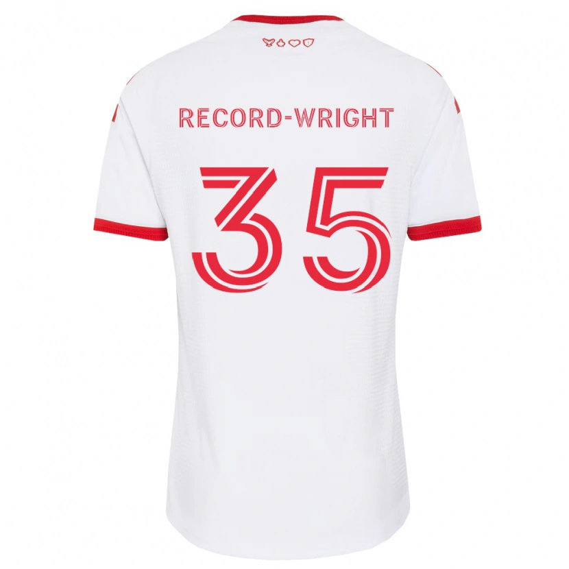 Danxen Enfant Maillot Kemari Record-Wright #35 Blanc Rouge Noir Tenues Extérieur 2026/27 T-Shirt