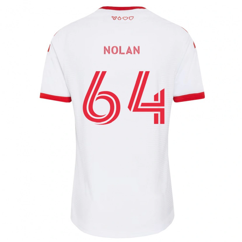 Danxen Enfant Maillot Jahmarie Nolan #64 Blanc Rouge Noir Tenues Extérieur 2026/27 T-Shirt
