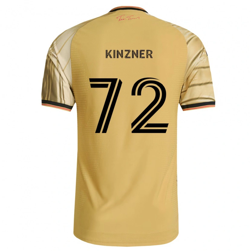 Danxen Enfant Maillot Eric Kinzner #72 Brun Jaune Noir Tenues Extérieur 2026/27 T-Shirt