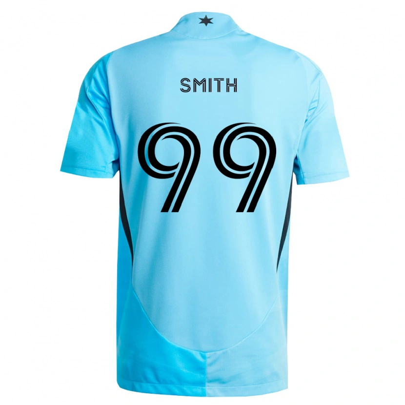 Danxen Enfant Maillot Jordan Adebayo-Smith #99 Bleu Clair Noir Tenues Extérieur 2026/27 T-Shirt