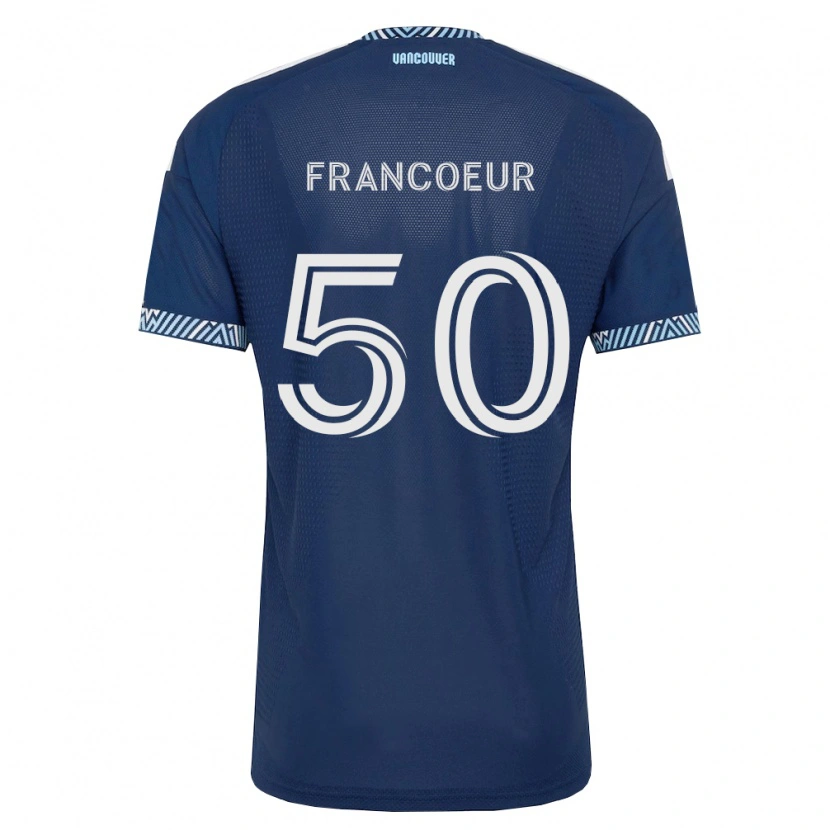 Danxen Enfant Maillot Isaac Francoeur #50 Bleu Foncé Blanc Tenues Extérieur 2026/27 T-Shirt