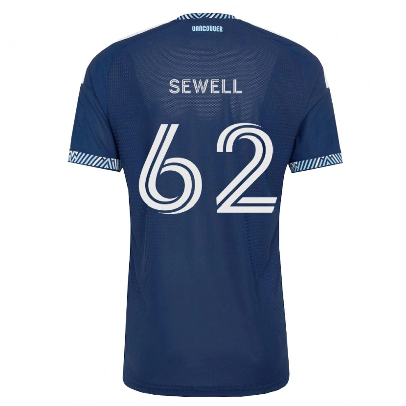 Danxen Enfant Maillot Ryder Sewell #62 Bleu Foncé Blanc Tenues Extérieur 2026/27 T-Shirt