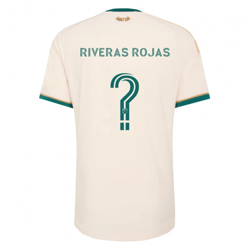 Danxen Enfant Maillot Gonzalo Riveras Rojas #0 Vert Champagne Tenues Extérieur 2026/27 T-Shirt