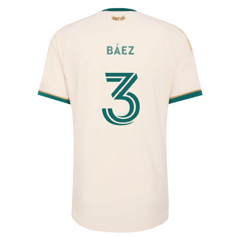 Danxen Enfant Maillot Elías Báez #3 Vert Champagne Tenues Extérieur 2026/27 T-Shirt