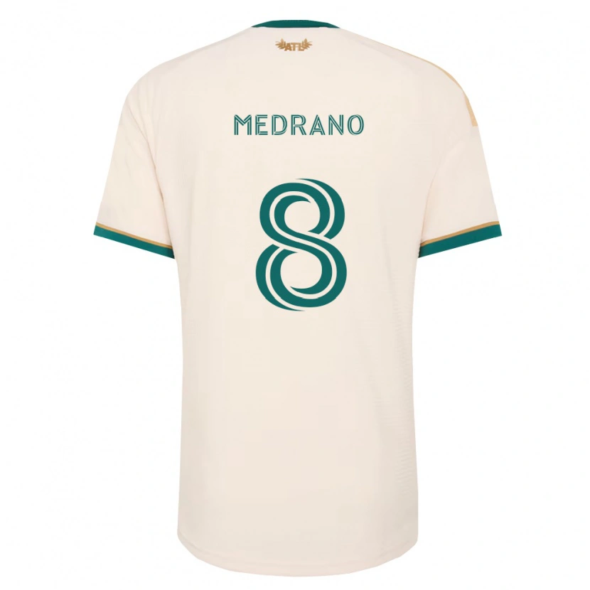 Danxen Enfant Maillot Keven Medrano #8 Vert Champagne Tenues Extérieur 2026/27 T-Shirt