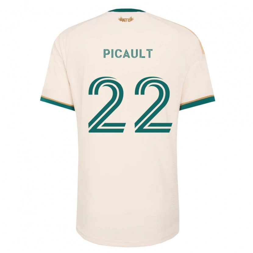 Danxen Enfant Maillot Fafà Picault #22 Vert Champagne Tenues Extérieur 2026/27 T-Shirt