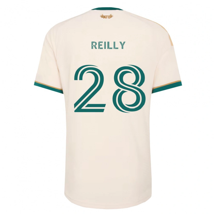 Danxen Enfant Maillot Will Reilly #28 Vert Champagne Tenues Extérieur 2026/27 T-Shirt