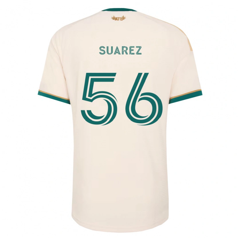 Danxen Enfant Maillot Ignacio Suarez #56 Vert Champagne Tenues Extérieur 2026/27 T-Shirt