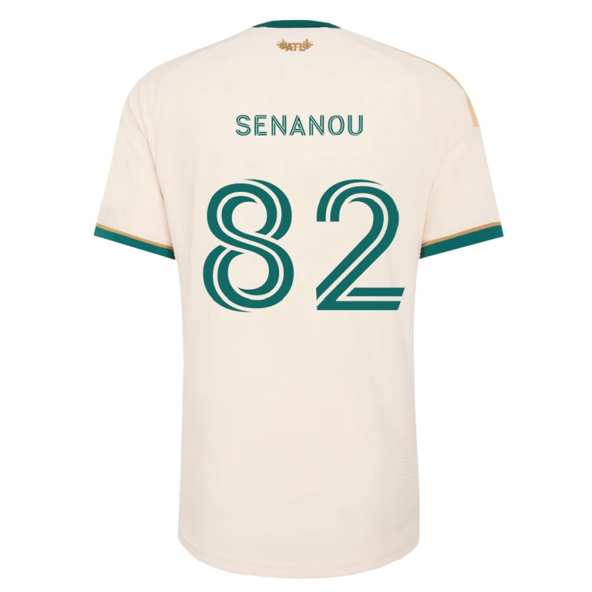 Danxen Enfant Maillot Matthew Senanou #82 Vert Champagne Tenues Extérieur 2026/27 T-Shirt