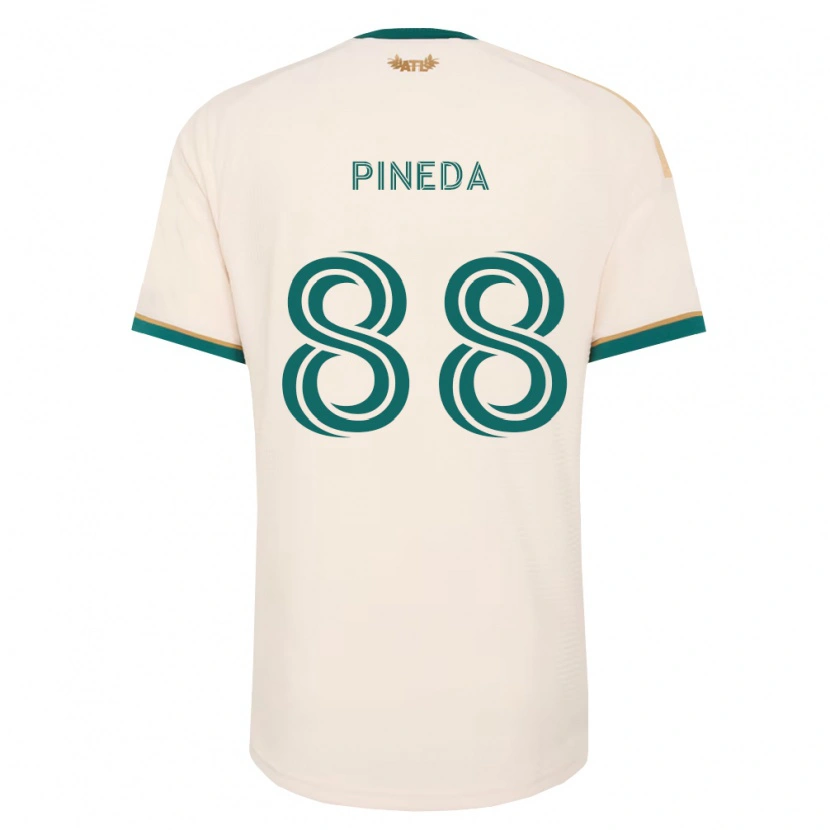 Danxen Enfant Maillot Miguel Pineda #88 Vert Champagne Tenues Extérieur 2026/27 T-Shirt