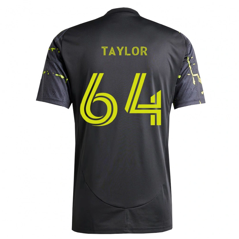 Danxen Enfant Maillot Oneal Taylor #64 Jaune Fluo Noir Tenues Extérieur 2026/27 T-Shirt