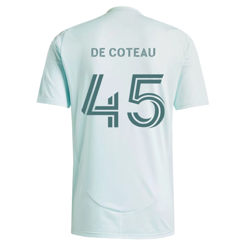 Danxen Enfant Maillot Jabari De Coteau #45 Blanc Vert Clair Tenues Extérieur 2026/27 T-Shirt
