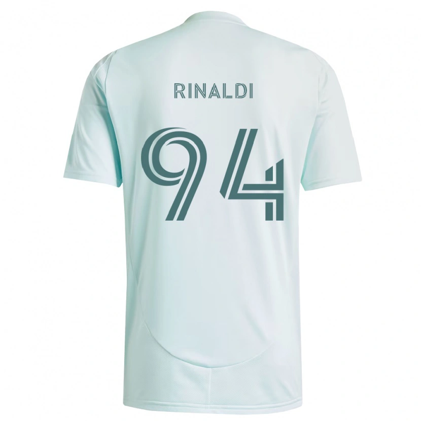 Danxen Enfant Maillot Vincent Rinaldi #94 Blanc Vert Clair Tenues Extérieur 2026/27 T-Shirt