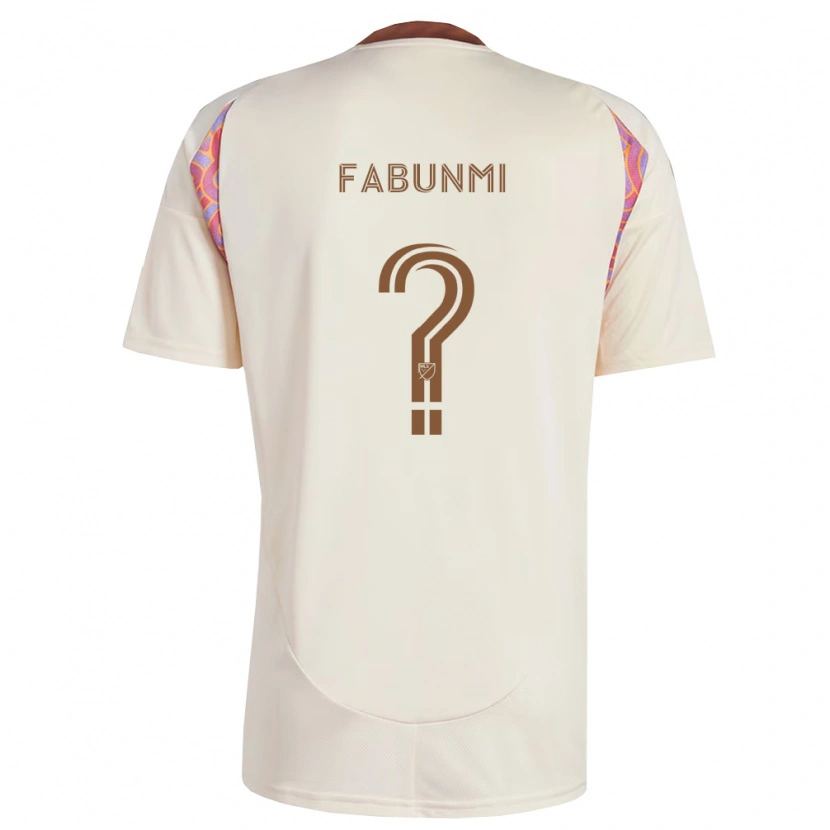 Danxen Enfant Maillot Isaiah Fabunmi #0 Rose Blanc Cassé Tenues Extérieur 2026/27 T-Shirt