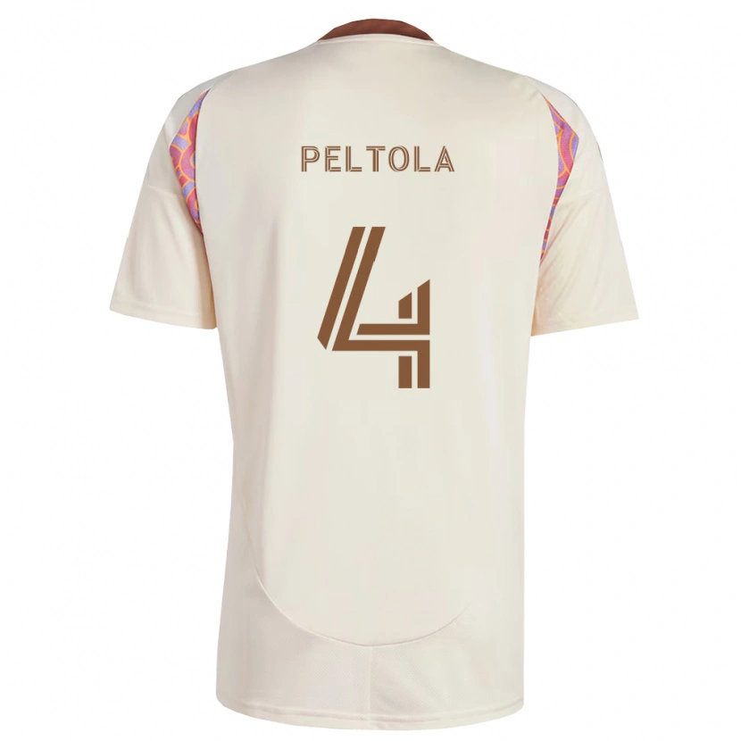 Danxen Enfant Maillot Matti Peltola #4 Rose Blanc Cassé Tenues Extérieur 2026/27 T-Shirt