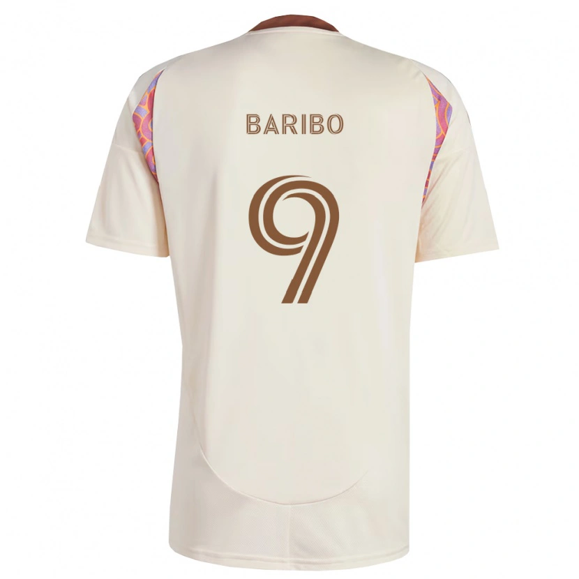 Danxen Enfant Maillot Tai Baribo #9 Rose Blanc Cassé Tenues Extérieur 2026/27 T-Shirt