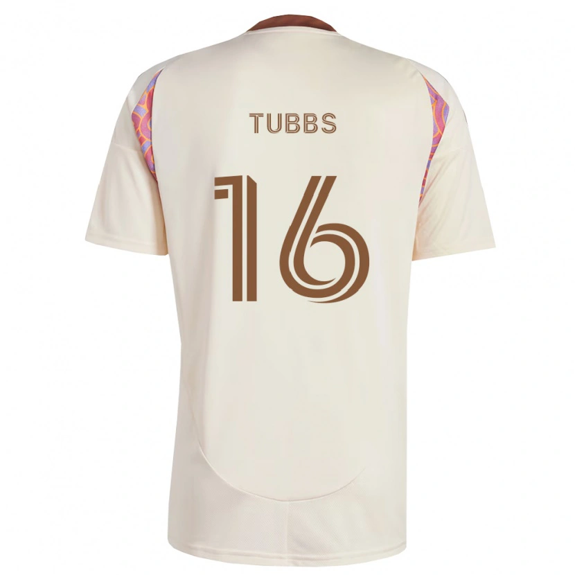 Danxen Enfant Maillot Garrison Tubbs #16 Rose Blanc Cassé Tenues Extérieur 2026/27 T-Shirt