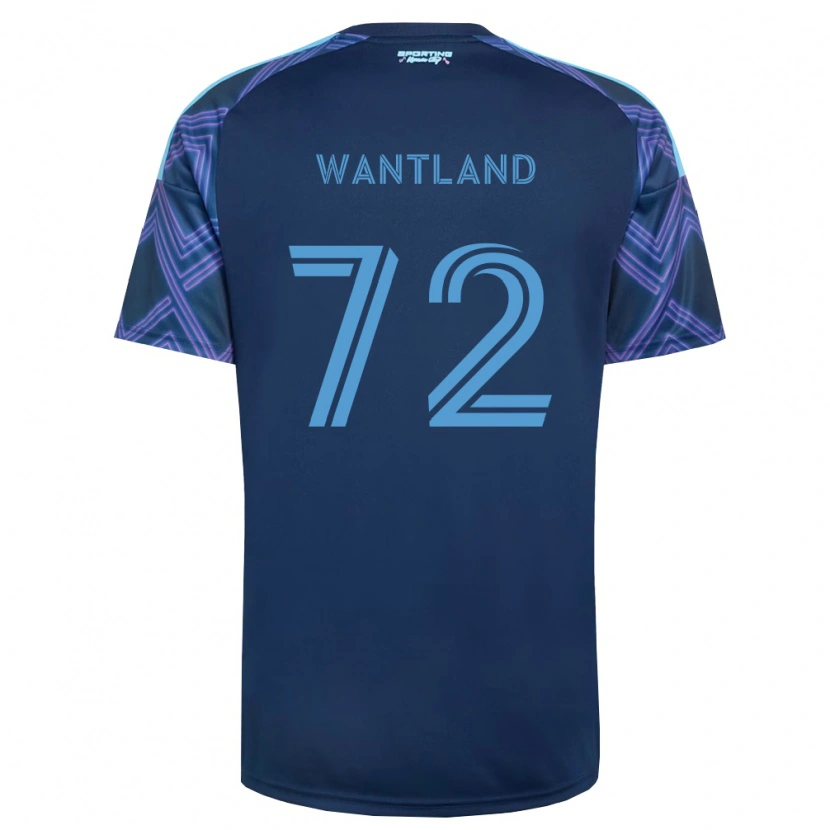 Danxen Enfant Maillot Zane Wantland #72 Bleu Royal Violet Tenues Extérieur 2026/27 T-Shirt