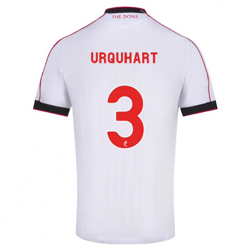 Danxen Enfant Maillot Millie Urquhart #3 Noir Rouge Blanc Tenues Extérieur 2026/27 T-Shirt