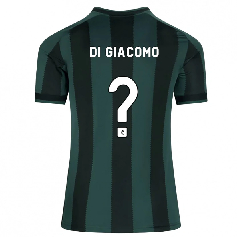 Danxen Enfant Maillot Rocco Di Giacomo #0 Gris Ardoise Foncé Noir Tenues Extérieur 2026/27 T-Shirt