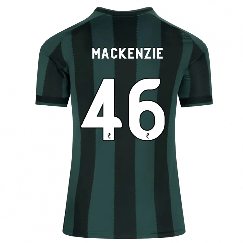 Danxen Enfant Maillot Magnus Mackenzie #46 Gris Ardoise Foncé Noir Tenues Extérieur 2026/27 T-Shirt