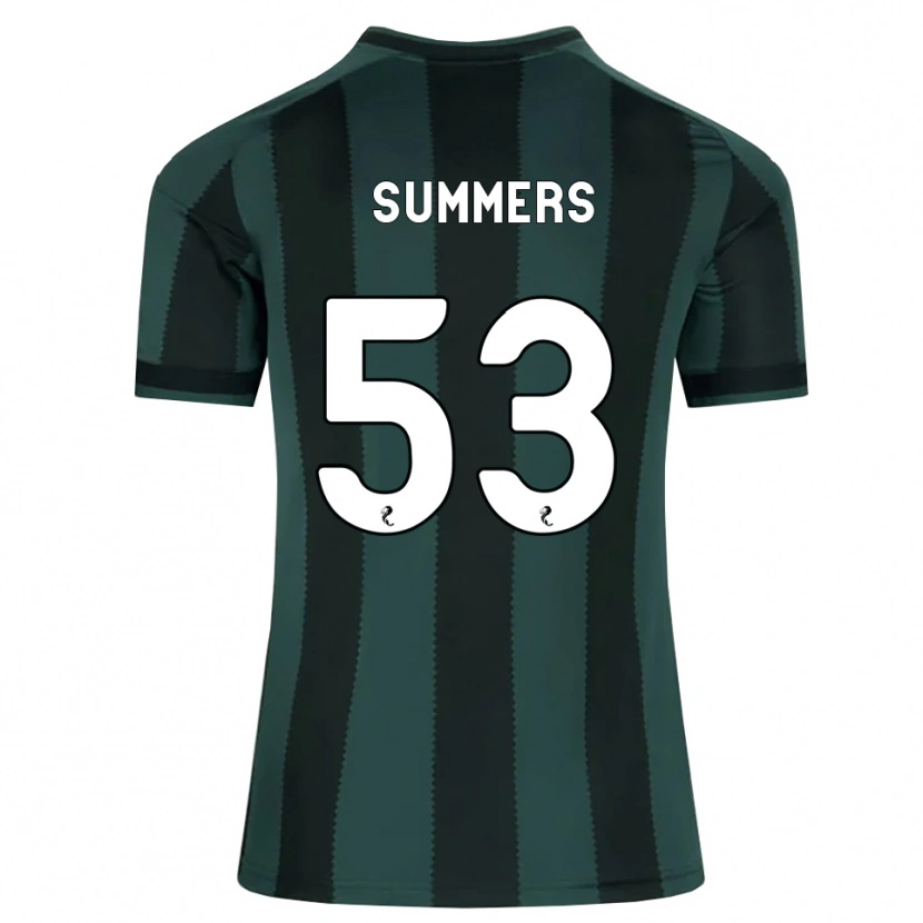 Danxen Enfant Maillot Ben Summers #53 Gris Ardoise Foncé Noir Tenues Extérieur 2026/27 T-Shirt