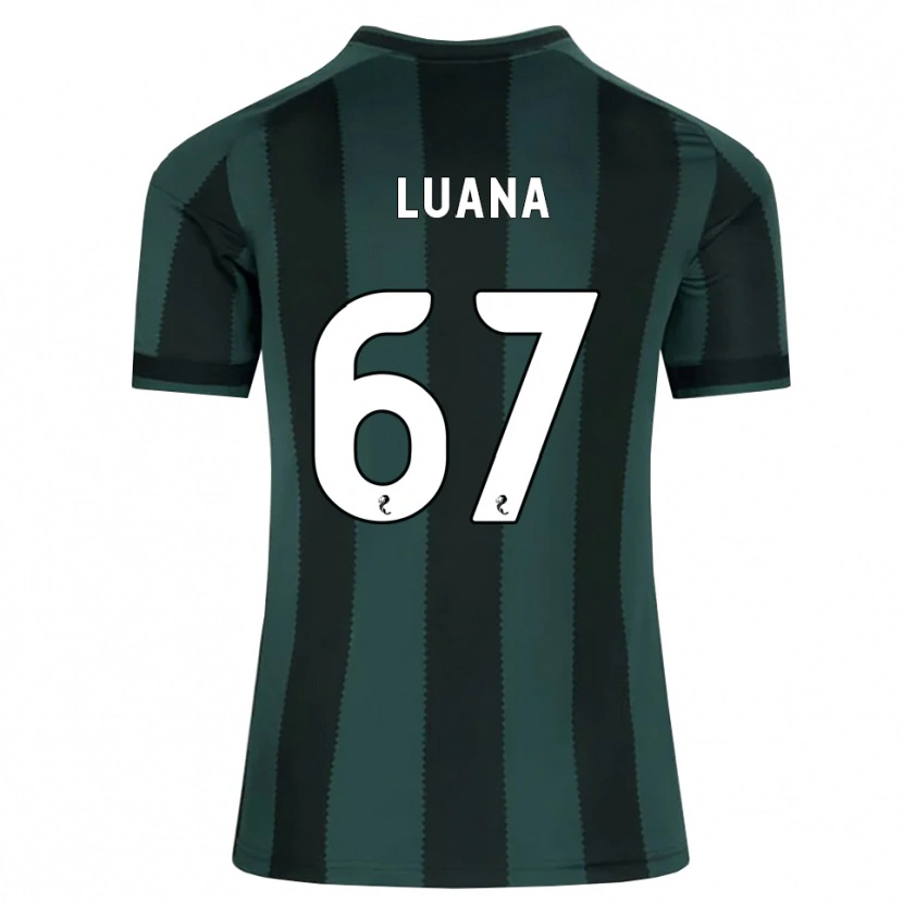 Danxen Enfant Maillot Luana Muñoz #67 Gris Ardoise Foncé Noir Tenues Extérieur 2026/27 T-Shirt