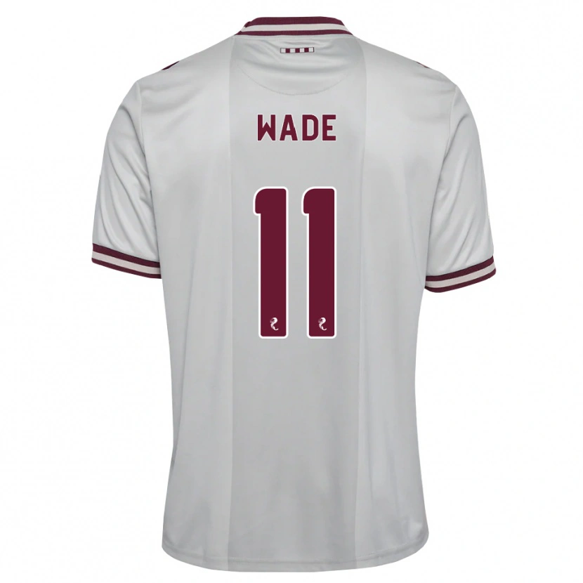 Danxen Enfant Maillot Lauren Wade #11 Blanc Bordeaux Tenues Extérieur 2026/27 T-Shirt