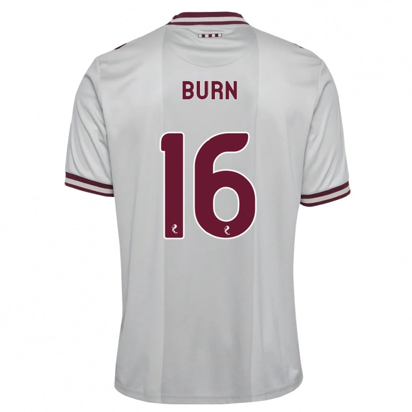 Danxen Enfant Maillot Gregor Burn #16 Blanc Bordeaux Tenues Extérieur 2026/27 T-Shirt