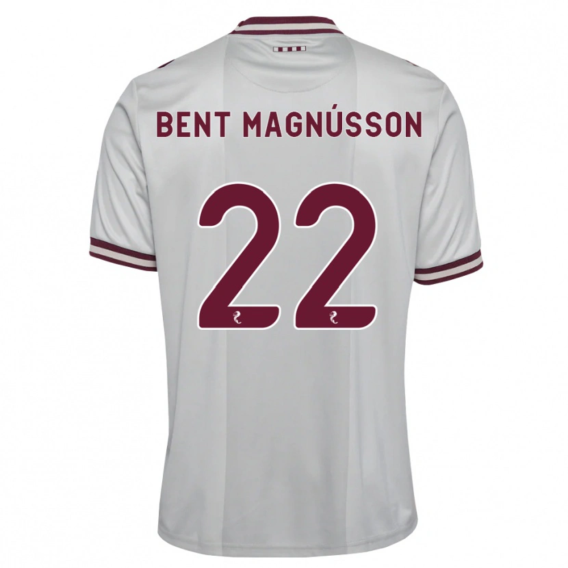 Danxen Enfant Maillot Tómas Bent Magnússon #22 Blanc Bordeaux Tenues Extérieur 2026/27 T-Shirt
